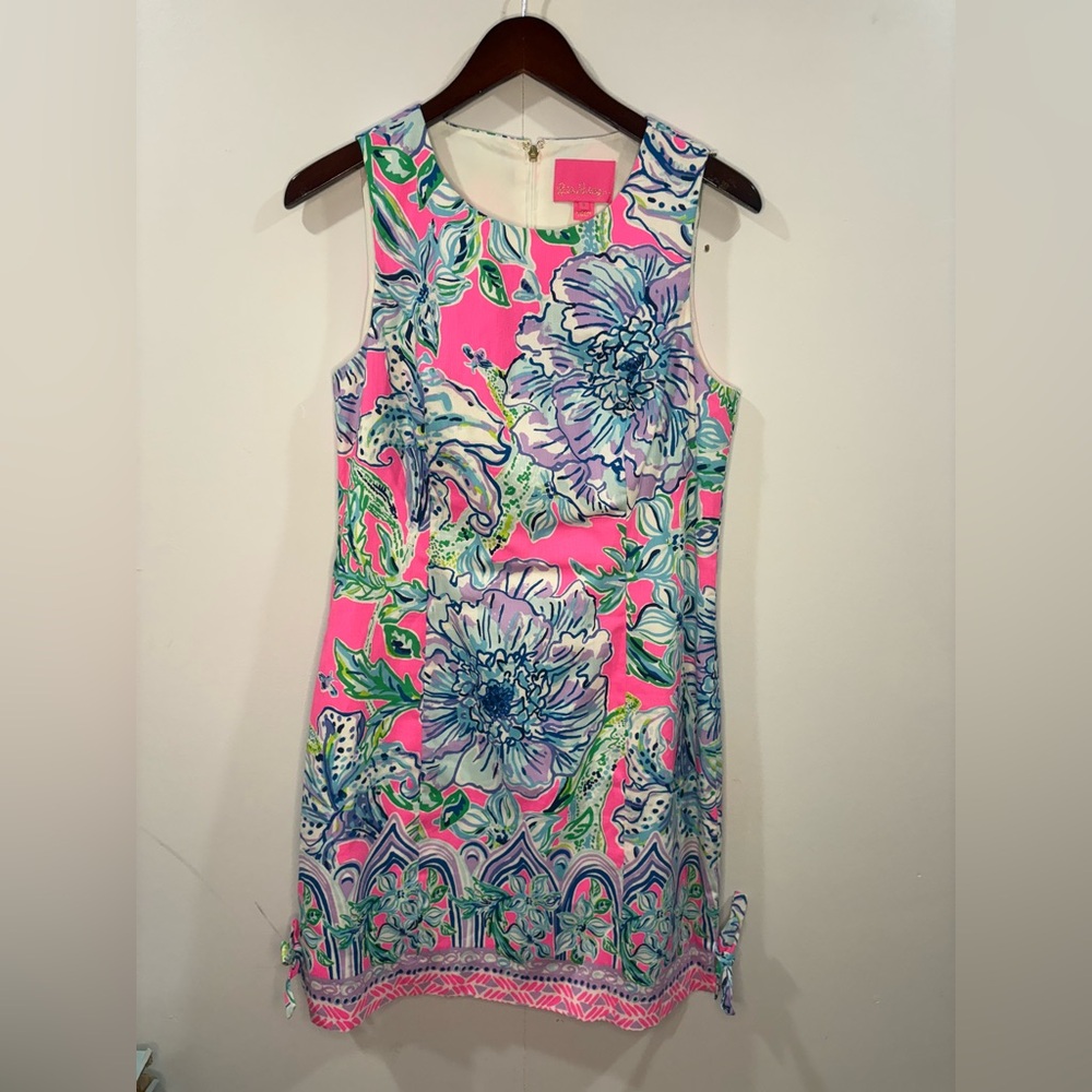 Women's Lilly Pulitzer Floral Pattern Dress Size 8